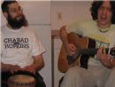After the performance, Matisyahu 'kumzits'ed with some students at Chabad @ Hopkins