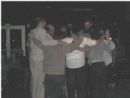 Dancing with some of the students