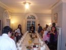 Sinai Scholars Shabbat candle lighting & Shabbat Dinner (Photo taken Friday evening before sunset.)