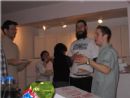 After the performance, Matisyahu 'kumzits'ed with some students at Chabad @ Hopkins