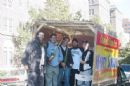 A mobile sukkah - on a truck!