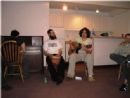 After the performance, Matisyahu 'kumzits'ed with some students at Chabad @ Hopkins