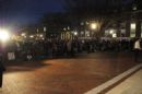 Several hundred students and locals joined the festivities Several hundred students and locals joined the festivities